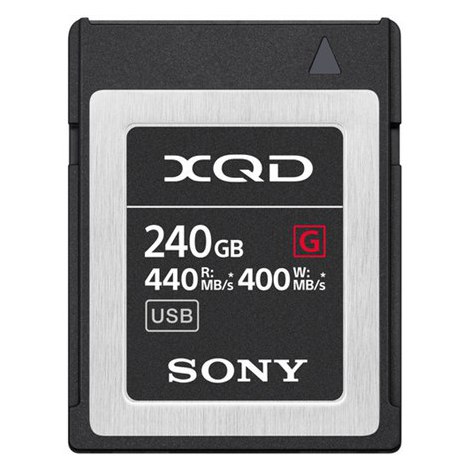 Sony 240GB G Series XQD Memory Card Sony | G Series XQD Memory Card | 240 GB | XQD | Flash memory class